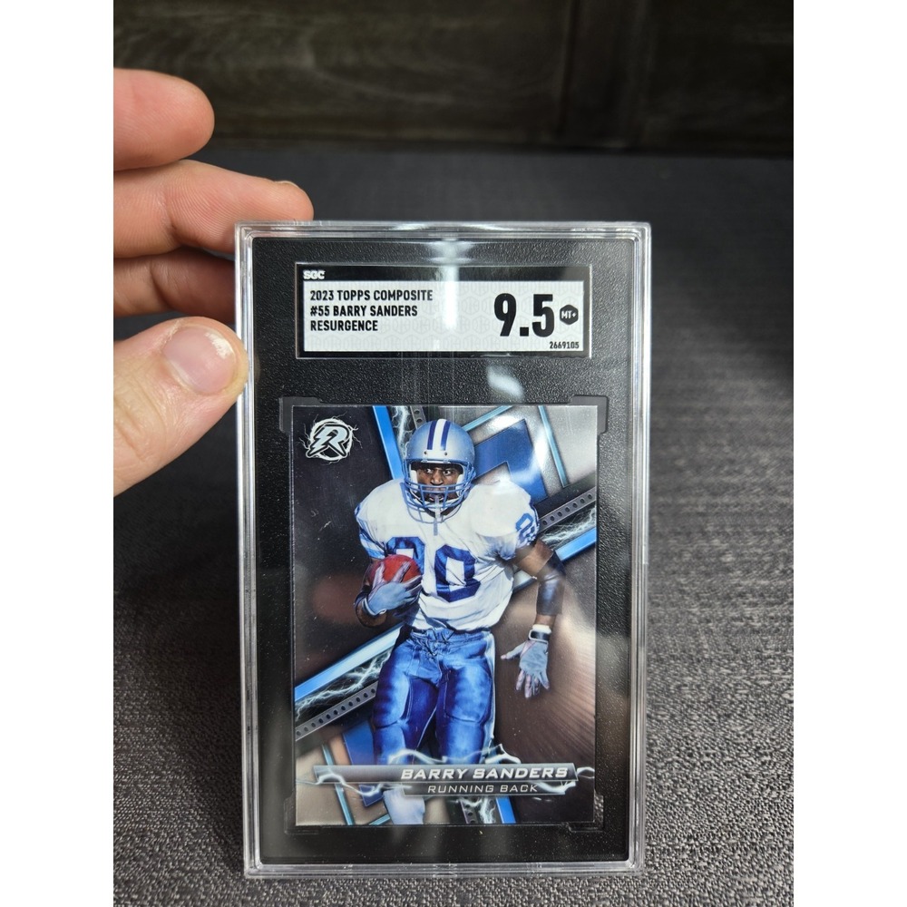 2023 Topps Composite Resurgence Barry Sanders #55 SGC 9.5 Mint+ Lions